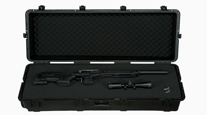 Nuprol Premium Armoury Case Waffenkoffer / Trolley 128 x 46 x 35,5 cm PnP-Schaumstoff schwarz Bild 3