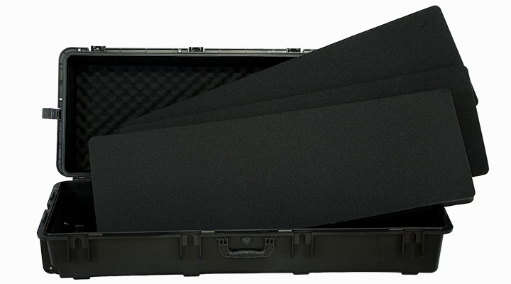 Nuprol Premium Armoury Case Waffenkoffer / Trolley 128 x 46 x 35,5 cm PnP-Schaumstoff schwarz Bild 4