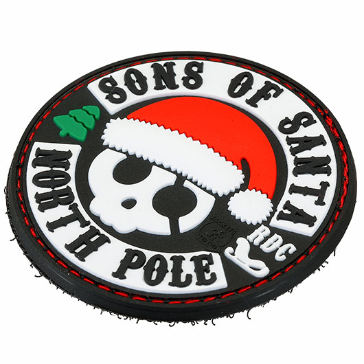 JTG 3D Rubber Patch mit Klettfl�che Sons of Santa Bild 1