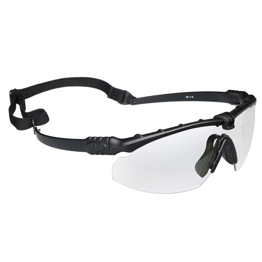 Nuprol Battle Pro Protective Airsoft Schutzbrille schwarz / klar Bild 1