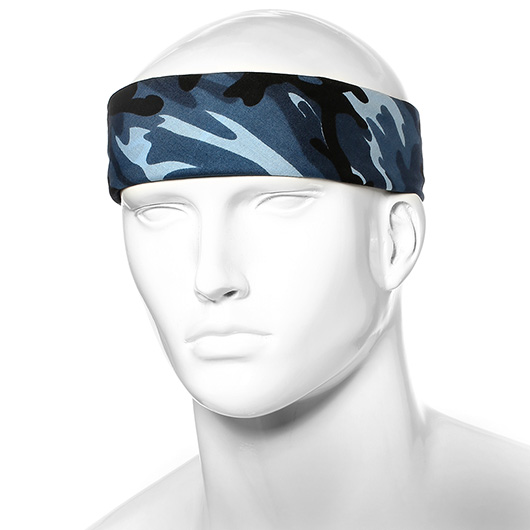 Bandana Halstuch Sky Blue Camouflage Bild 2