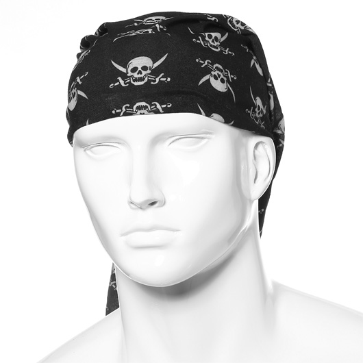 Barbaric Multifunktionstuch Wrap Skull schwarz/wei Bild 3