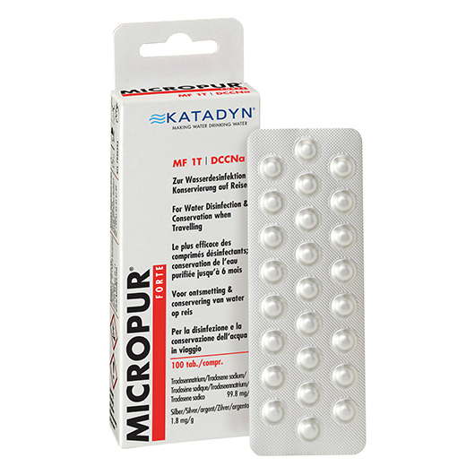 Micropur Forte MF 1T Wasserdesinfektion - 100 Tabletten