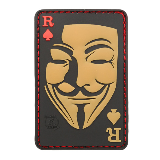 JTG 3D Rubber Patch mit Klettflche Resistance schwarz/coyote