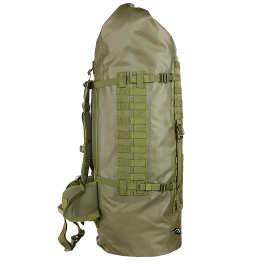 Schwimmfhiger Rucksack ComBatSack 100L olivgrn Molle mit 3 Organisationsbeuteln Bild 6