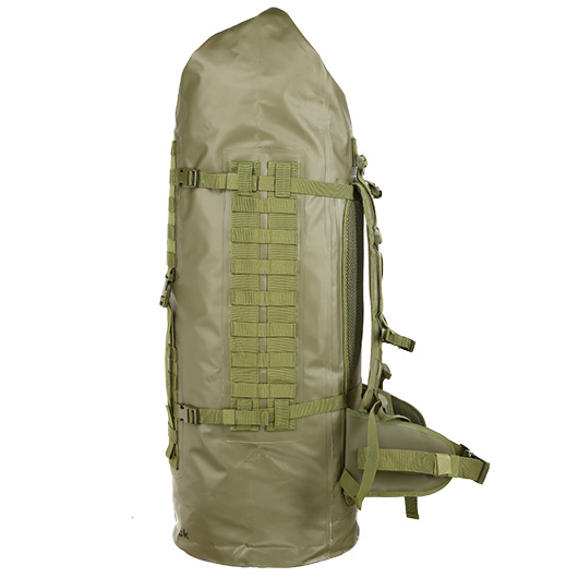 Schwimmfhiger Rucksack ComBatSack 100L olivgrn Molle mit 3 Organisationsbeuteln Bild 7