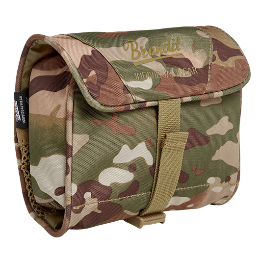 Brandit Kulturbeutel Toiletry Bag medium mit Spiegel tactical camo