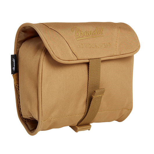 Brandit Kulturbeutel Toiletry Bag medium mit Spiegel camel