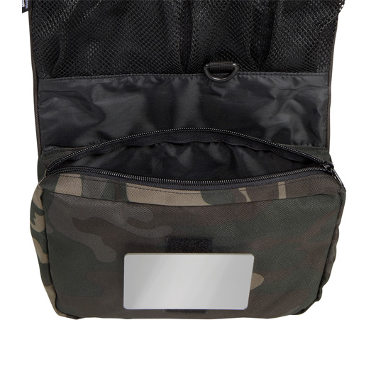 Brandit Kulturbeutel Toiletry Bag large mit Spiegel darkcamo Bild 2