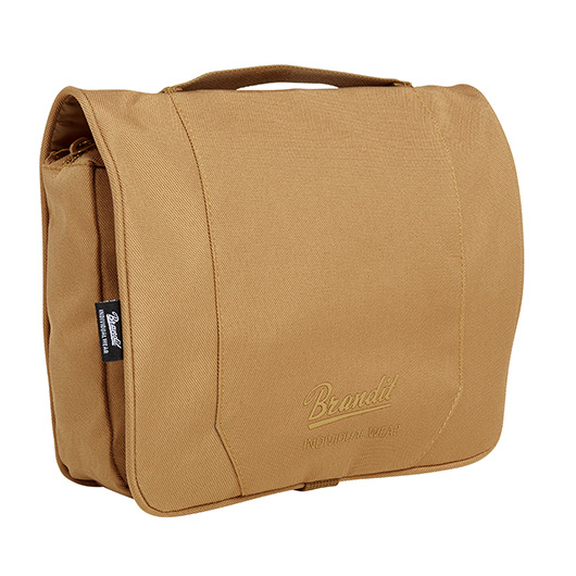 Brandit Kulturbeutel Toiletry Bag large mit Spiegel camel