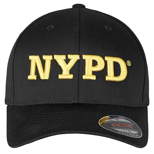 Flexfit Cap NYPD 3D Logo schwarz Bild 2