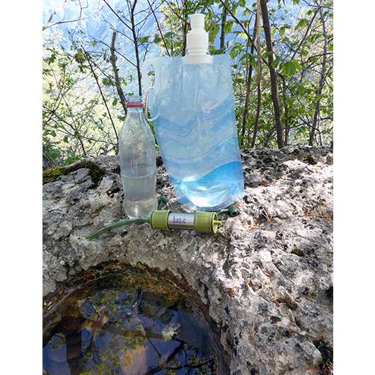 Basic Nature Wasserfilter grn fr Outdoor zur Notversorgung Bild 2