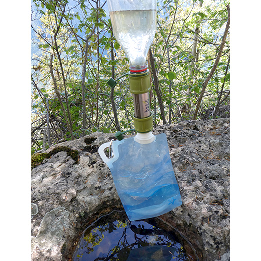 Basic Nature Wasserfilter grn fr Outdoor zur Notversorgung Bild 5