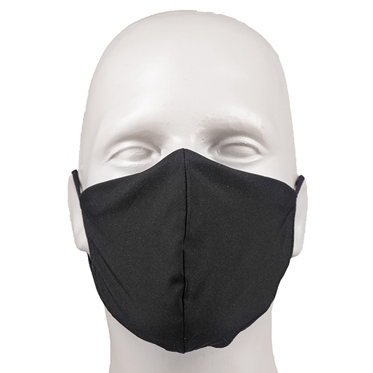 Mil-Tec Stoffmaske V-Shape schwarz