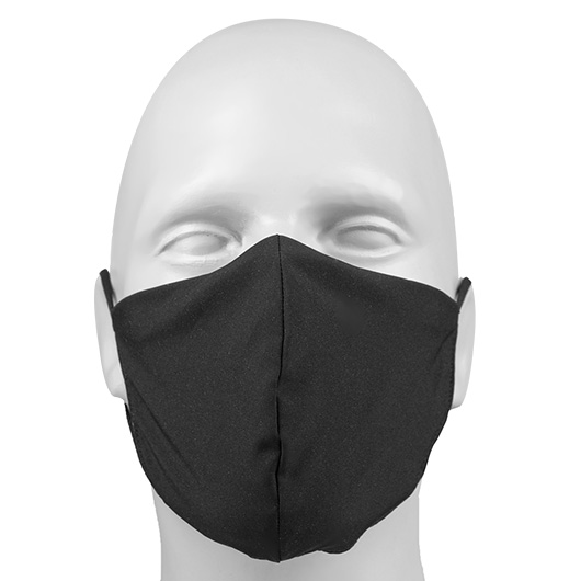 Mil-Tec Stoffmaske Wide-Shape schwarz Bild 1