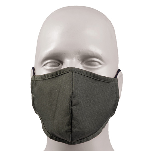 Mil-Tec Stoffmaske Wide-Shape oliv