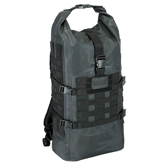 Mil-Tec Rucksack Tactical Backpack Seals Dry-Bag 35 Liter MOLLE schwarz wasserfest