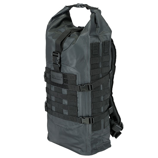 Mil-Tec Rucksack Tactical Backpack Seals Dry-Bag 35 Liter MOLLE schwarz wasserfest Bild 2