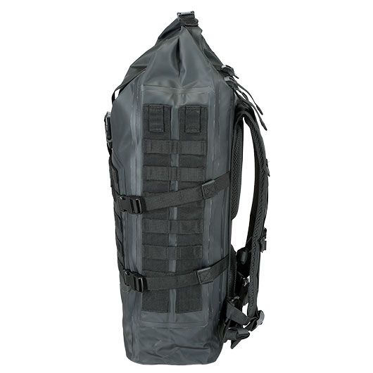 Mil-Tec Rucksack Tactical Backpack Seals Dry-Bag 35 Liter MOLLE schwarz wasserfest Bild 3