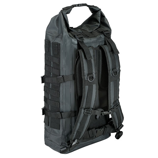 Mil-Tec Rucksack Tactical Backpack Seals Dry-Bag 35 Liter MOLLE schwarz wasserfest Bild 4