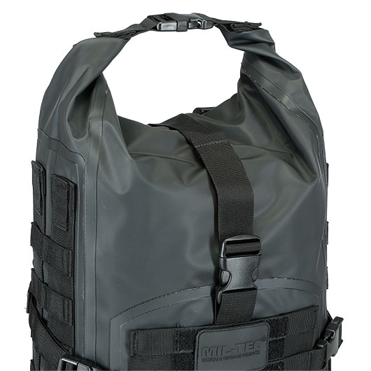 Mil-Tec Rucksack Tactical Backpack Seals Dry-Bag 35 Liter MOLLE schwarz wasserfest Bild 7