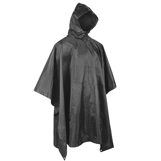 Mil-Tec Regenponcho Basic Ripstop schwarz