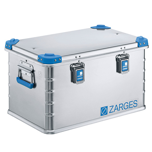 Zarges Eurobox 60 Liter silber/blau hochfest korrosionsbeständig