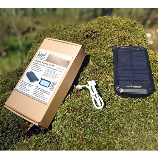 Basic Nature Solar-Powerbank 8 schwarz 8.000 mAh Bild 5