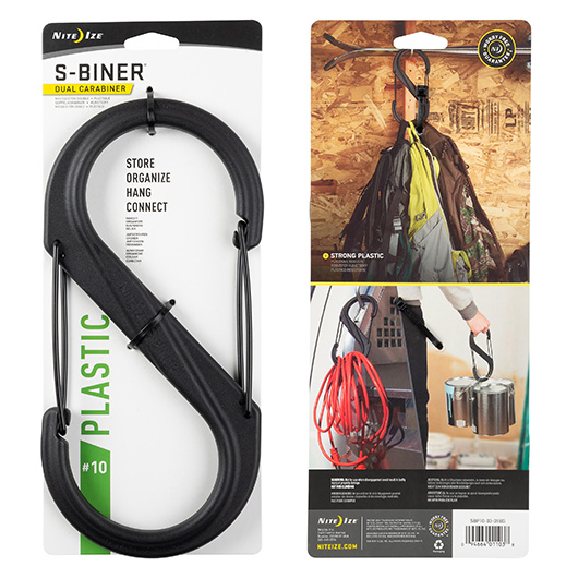 Nite Ize S-Biner Karabiner Gr. 10 schwarz Bild 1