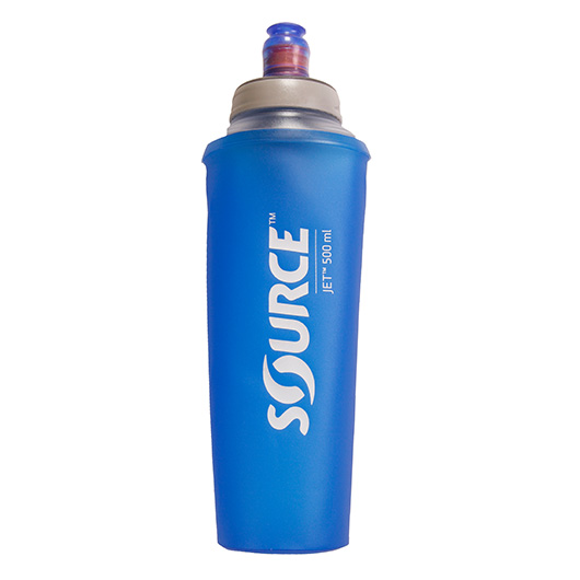 Source Jet faltbare Wasserflasche blau 0,5Liter