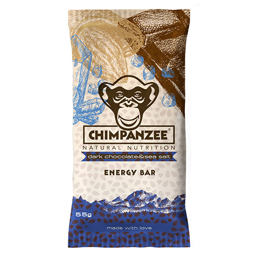 Chimpanzee Energieriegel Dunkle Schokolade & Meersalz 55 g