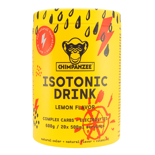 Chimpanzee Isotonic Drink Zitrone 600 g Pulver - Abverkauf wegen MHD -
