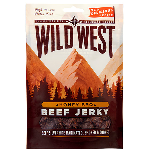 Wild West Beef Jerkey Honey BBQ 70g