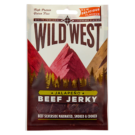 Wild West Beef Jerkey Jalapeno 70g