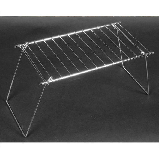 Origin Outdoors Outdoor Klappgrill XL verchromt 29 x 21,5 cm Bild 3