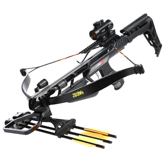 EK Archery Recurve Armbrust JAG 2 Pro 175 lbs Komplettset schwarz