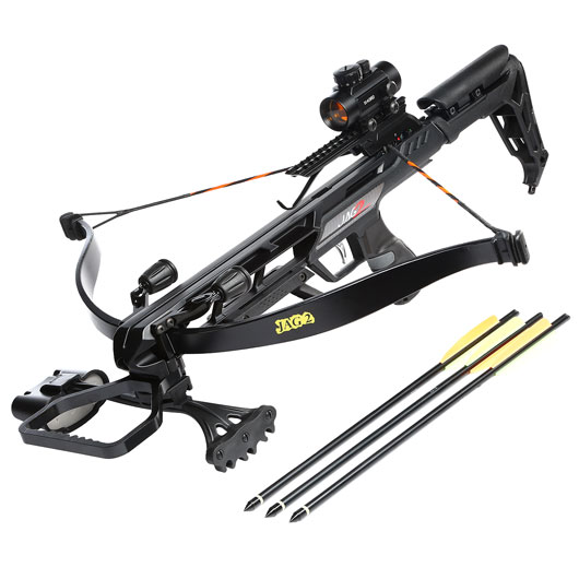 EK Archery Recurve Armbrust JAG 2 Pro 175 lbs Komplettset schwarz Bild 1
