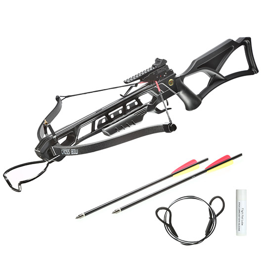 MK Recurve Armbrust XB-23 Komplettset 175 lbs schwarz