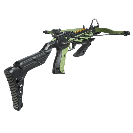 Pistolenarmbrust Alligator II 80 lbs oliv inkl. 3 Pfeile Bild 6