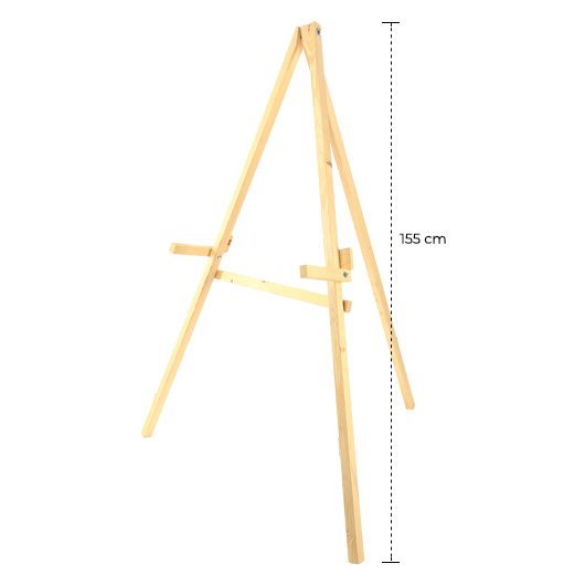 Holzstnder fr Strohzielscheiben verstellbar 155 cm Bild 1