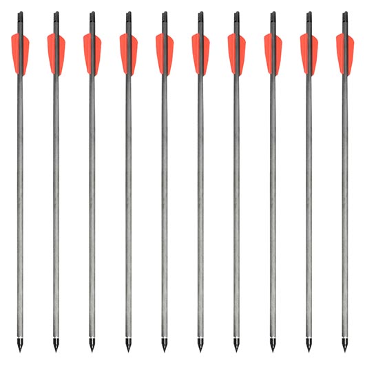 EK Archery Armbrustbolzen 15 Zoll fr Cobra R9/RX schwarz/rot 10 Stck