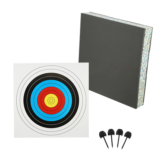 EK Archery Schaumstoff Ziel 60x60x10 cm inkl. Stnder, Zielscheibe, Pins - bis 35 lbs Bild 4