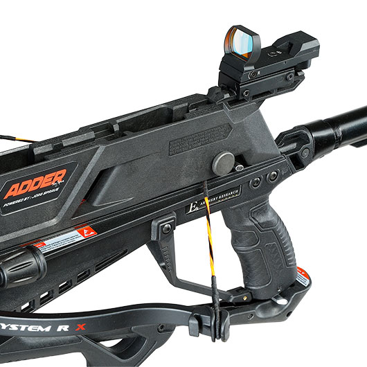 EK Archery Research Repetierarmbrust Cobra System Adder 130 lbs schwarz inkl. RedDot und 5 x Bolzen Bild 10