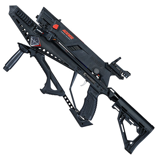 EK Archery Research Repetierarmbrust Cobra System Adder 130 lbs schwarz inkl. RedDot und 5 x Bolzen Bild 2