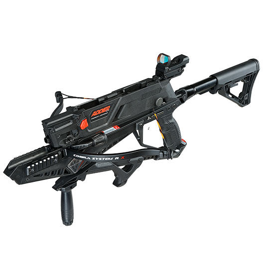 EK Archery Research Repetierarmbrust Cobra System Adder 130 lbs schwarz inkl. RedDot und 5 x Bolzen Bild 3