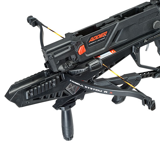 EK Archery Research Repetierarmbrust Cobra System Adder 130 lbs schwarz inkl. RedDot und 5 x Bolzen Bild 7