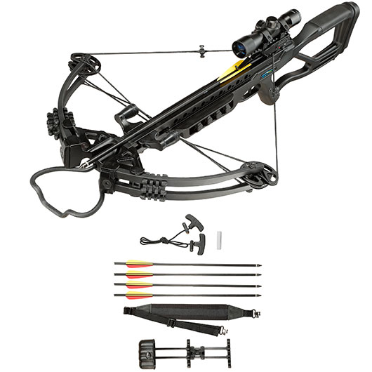 Man Kung Compound Armbrust Fighter XB86 185 lbs Komplettset schwarz