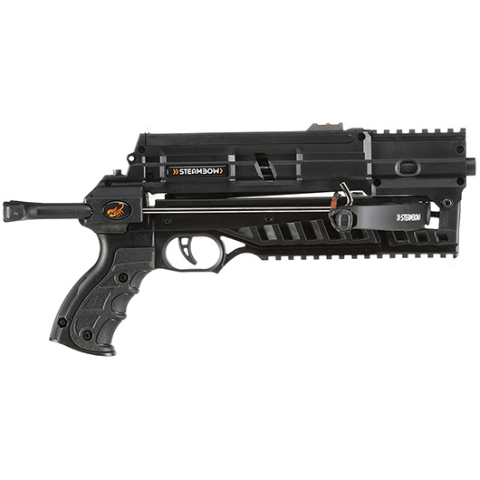 Steambow Repetierarmbrust AR-6 Stinger II Compact mit Magazin 35 lbs schwarz inkl. 6 Pfeile Bild 11
