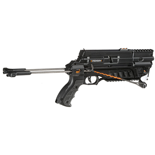 Steambow Repetierarmbrust AR-6 Stinger II Compact mit Magazin 35 lbs schwarz inkl. 6 Pfeile Bild 6