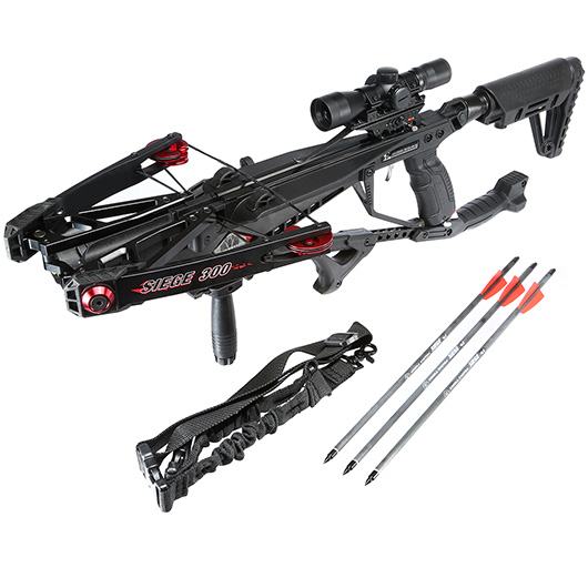 EK Archery Compound Armbrust Siege 150 lbs / 300 fps mit Cobra System Komplettset schwarz Bild 2